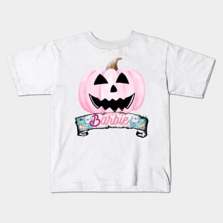 Barbie pumpkin Kids T-Shirt